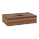 V&B Meuble sous-lavabo sans structure de façade - Éclairage Antao 80x19x50cm, couleur WBP w. noyer, w. walnut-3