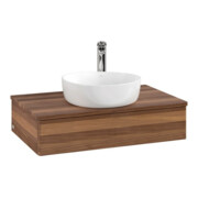 V&B Meuble sous-lavabo sans structure de façade - Éclairage Antao 80x19x50cm, H I P, couleur WBP blanc wal, blanc wal
