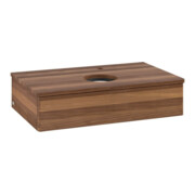 V&B Meuble sous-lavabo sans structure de façade - Éclairage Antao 80x19x50cm, H I P, couleur WBP blanc wal, blanc wal-4