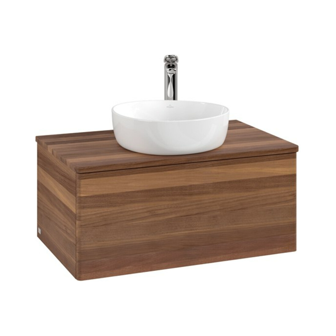 V&B Meuble sous lavabo sans structure de façade - Éclairage Antao 80x36x50cm, H I P, couleur WBP w. wal, w. wal