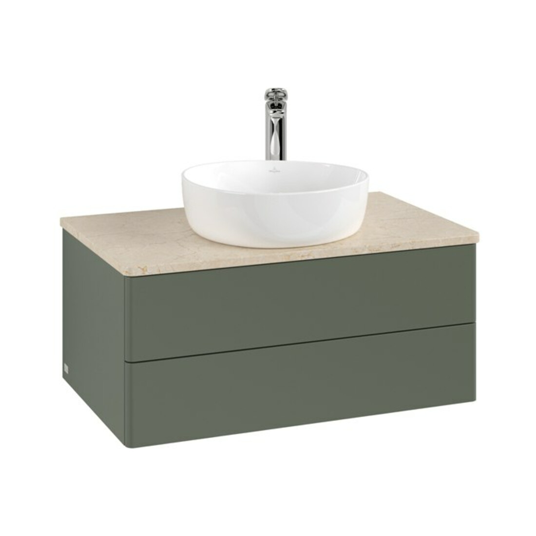 V&B Meuble sous lavabo sans structure de façade - Éclairage Antao 80x36x50cm, HL, WBP botti., le g. m Lac