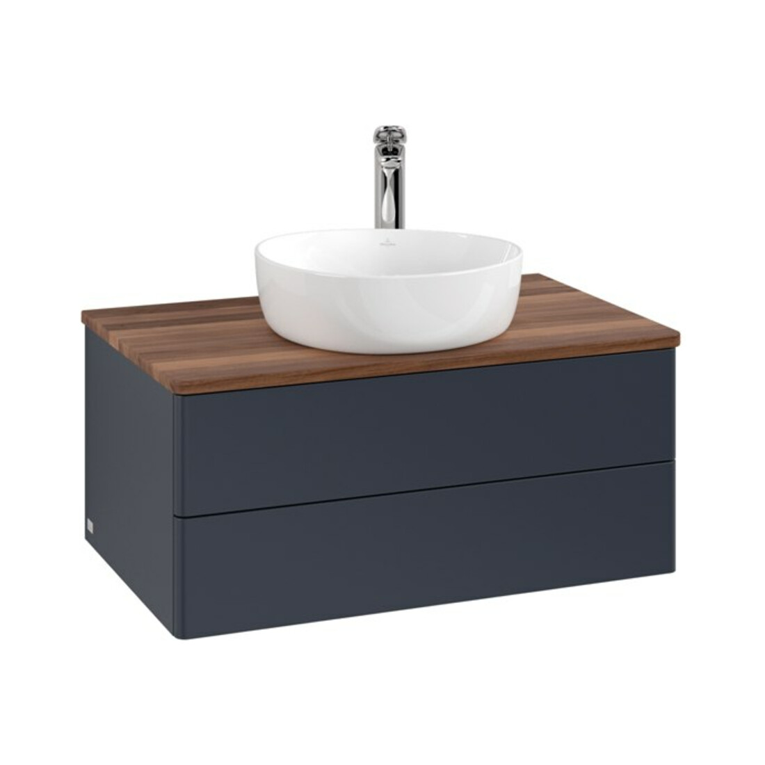 V&B Meuble sous-lavabo sans structure de façade - Éclairage Antao 80x36x50cm, HL, WBP chêne blanchi, avec Lac