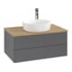 V&B Meuble sous lavabo sans structure de façade - Éclairage Antao 80x36x50cm, HL, WBP hon. Oa, A m Lac-1