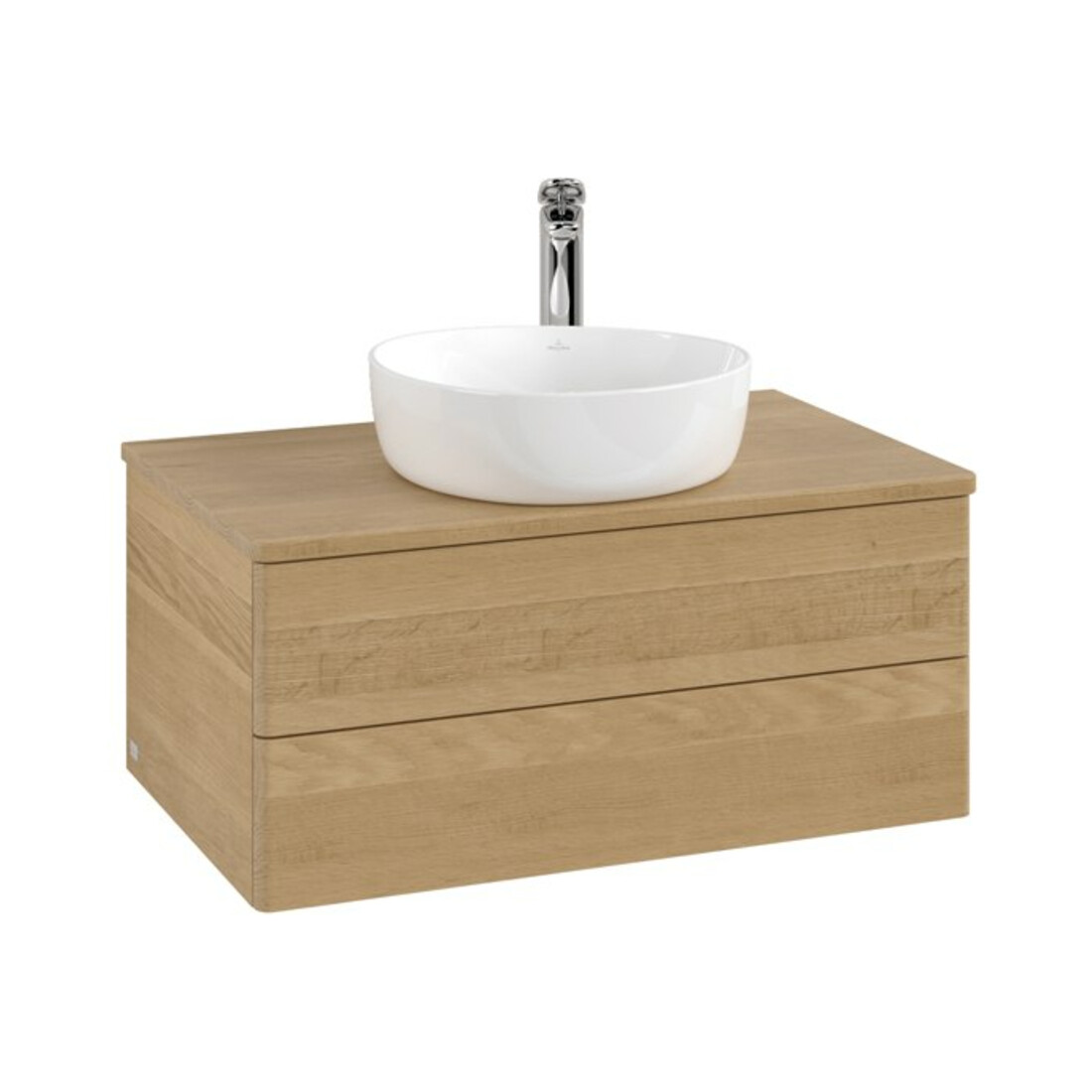 V&B Meuble sous lavabo sans structure de façade - Éclairage Antao 80x36x50cm, HL, WBP hon. Oa, hon. Oa