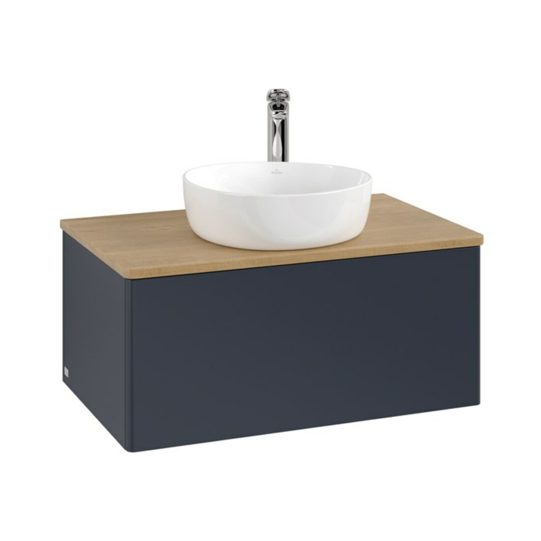 V&B Meuble sous lavabo sans structure de façade - Éclairage Antao 80x36x50cm, HL, WBP hon. Oa, md b m Lac