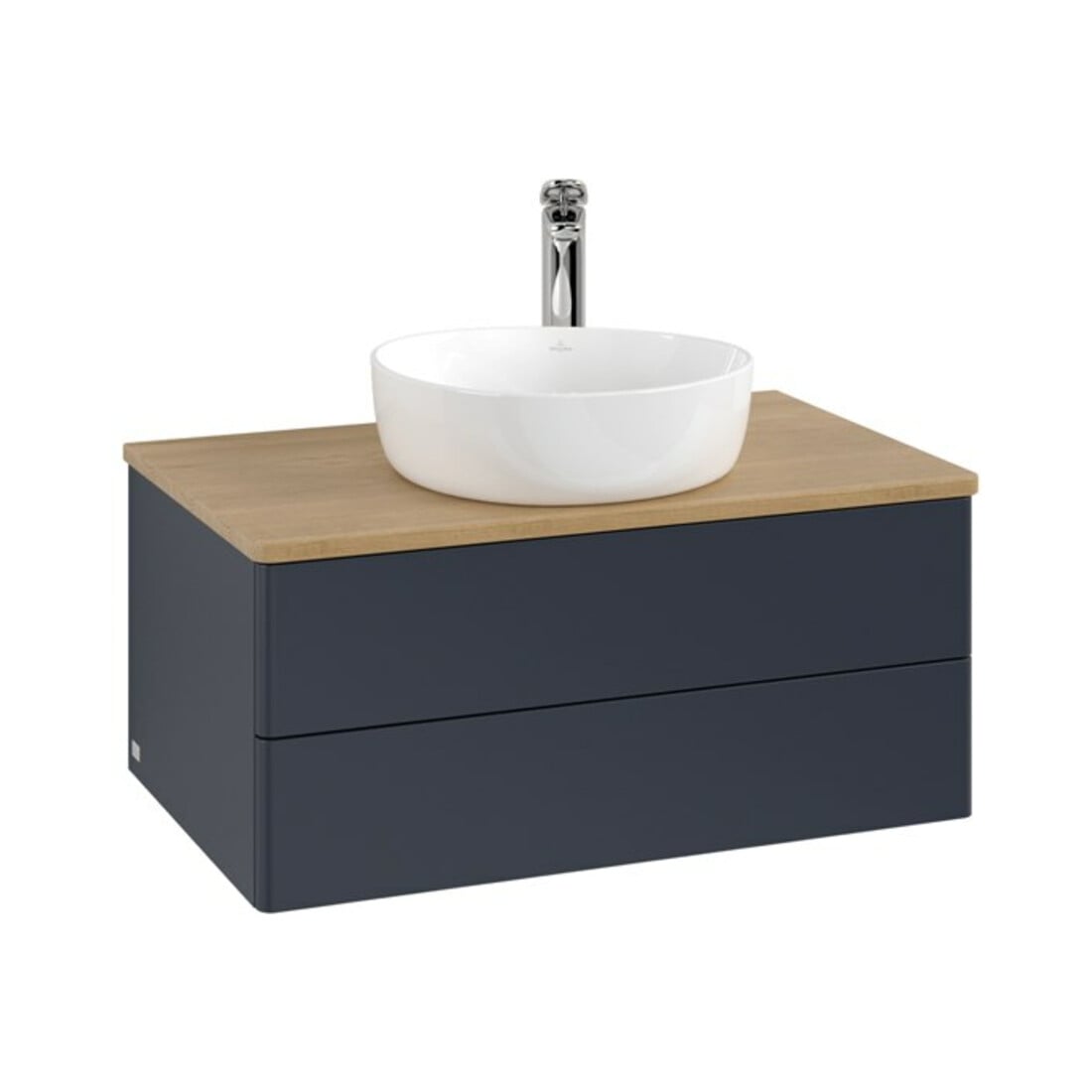 V&B Meuble sous lavabo sans structure de façade - Éclairage Antao 80x36x50cm, HL, WBP hon. Oa, md b m Lac