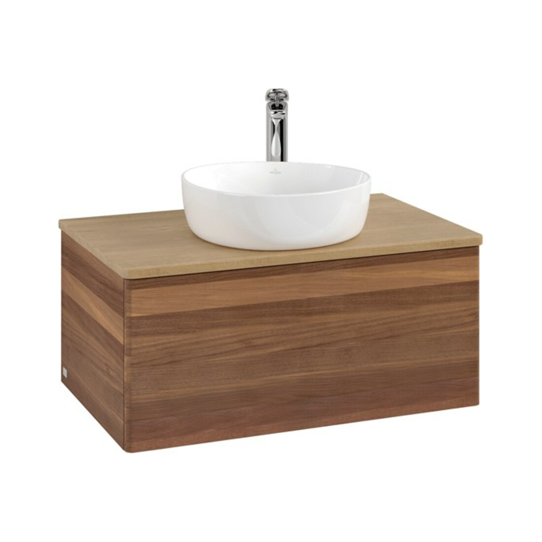 V&B Meuble sous-lavabo sans structure de façade - Éclairage Antao 80x36x50cm, HL, WBP hon. Oa, w. wal