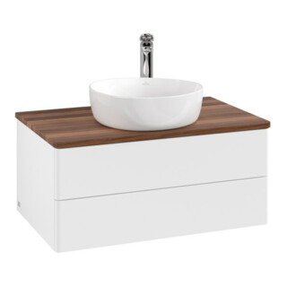 V&B Meuble sous-lavabo sans structure de façade - Éclairage Antao 80x36x50cm, HL, WBP w. wal, bl. m Lac