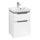 V&B Meuble sous-lavabo Subway 2.0 44x59x35,2cm, poignée chrome, blanc mat-3