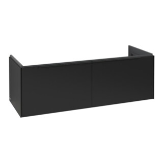 V&B Meuble sous-lavabo Subway 3.0 127,2x42,9x47,8cm, avec LE/Gr devant blanc, devant bleu