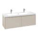 V&B Meuble sous-lavabo Subway 3.0 127,2x42,9x47,8cm, avec LE/Gr mon., env. Gr-1