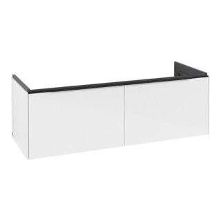 V&B Meuble sous lavabo Subway 3.0 127,2x42,9x47,8cm, avec LE/Gr vo b, blanc brillant