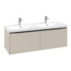 V&B Meuble sous lavabo Subway 3.0 127,2x42,9x47,8cm, avec LE/Gr vo b, env. Gr-1