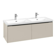 V&B Meuble sous lavabo Subway 3.0 127,2x42,9x47,8cm, avec LE/Gr vo b, env. Gr