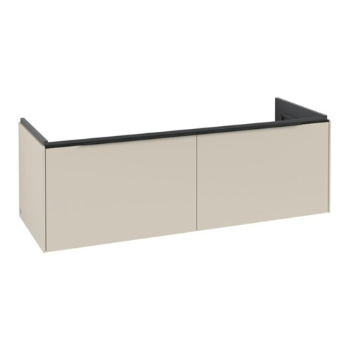 V&B Meuble sous lavabo Subway 3.0 127,2x42,9x47,8cm, chêne clair/gris anthracite