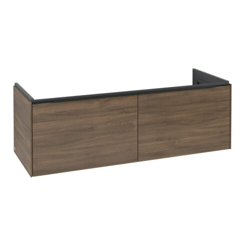 V&B Meuble sous lavabo Subway 3.0 127,2x42,9x47,8cm, chêne clair/gris voilé, Ar Oa