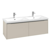 V&B Meuble sous lavabo Subway 3.0 127,2x42,9x47,8cm, o LE/Gr AL g, ca Gr-3