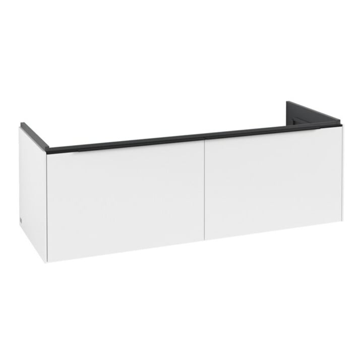 V&B Meuble sous-lavabo Subway 3.0 127,2x42,9x47,8cm, o LE/Gr vo bla, P wh.