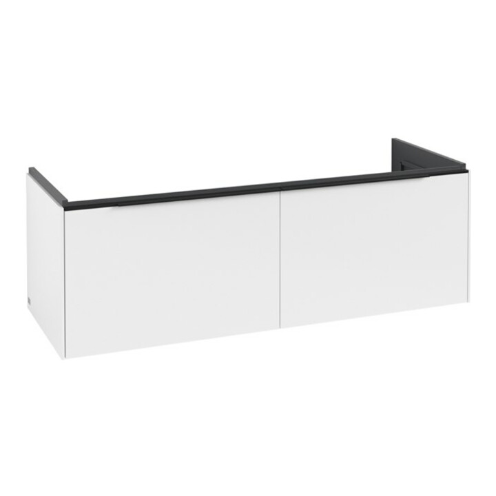 V&B Meuble sous-lavabo Subway 3.0 127,2x42,9x47,8cm, sans LE/Gr bleu, P blanc