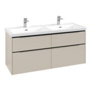 V&B Meuble sous lavabo Subway 3.0 127,2x56,6x47,8 cm, avec LE/Gr vo b, env. Gr