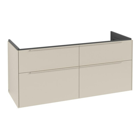 V&B Meuble sous lavabo Subway 3.0 127,2x56,6x47,8cm, avec LE/Gr mon., env. Gr