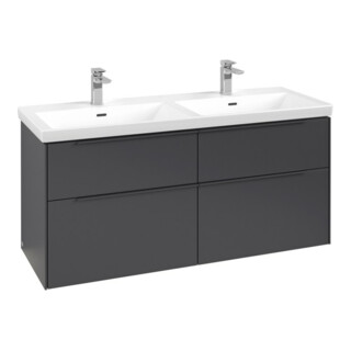 V&B Meuble sous lavabo Subway 3.0 127,2x56,6x47,8cm, avec LE/Gr mon., graph.