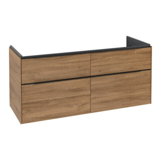 V&B Meuble sous lavabo Subway 3.0 127,2x56,6x47,8cm, o LE/Gr vo b, Kan Oa
