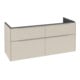 V&B Meuble sous lavabo Subway 3.0 127,2x57,6x47,8cm, avec LE/Gr AL g, env. Gr-4