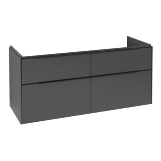 V&B Meuble sous-lavabo Subway 3.0 127,2x57,6x47,8cm, avec LE/Gr vo b, graphite