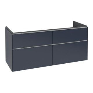 V&B Meuble sous lavabo Subway 3.0 127,2x57,6x47,8cm, chêne clair/gris alu, bleu marine