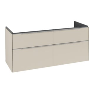 V&B Meuble sous-lavabo Subway 3.0 127,2x57,6x47,8cm, o LE/Gr AL g, env. Gr