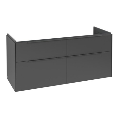 V&B Meuble sous-lavabo Subway 3.0 127,2x57,6x47,8cm, o LE/Gr mon., graph.