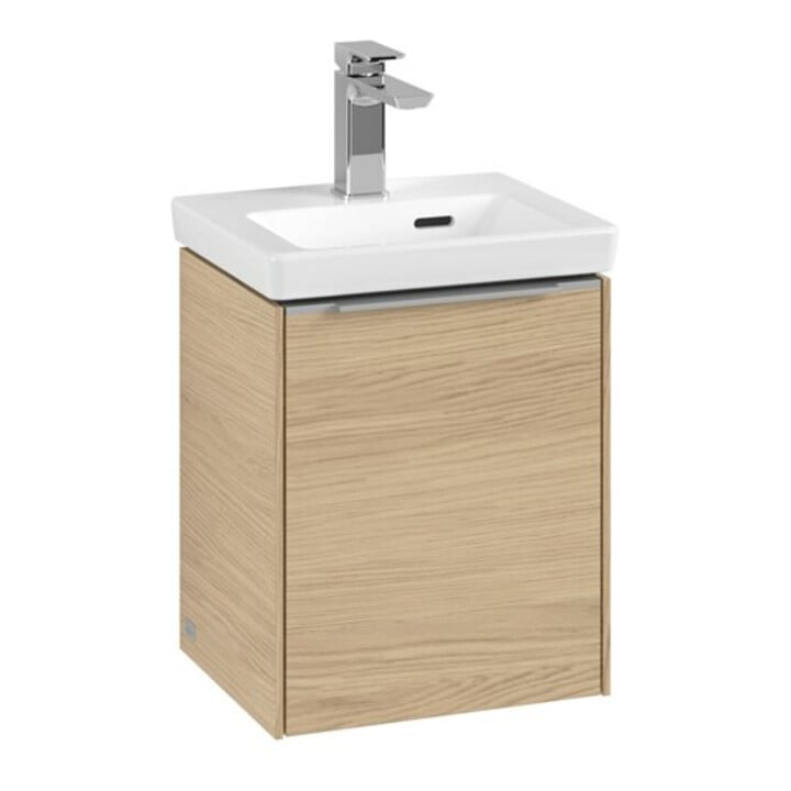 V&B Meuble sous-lavabo Subway 3.0 35,1x42,9x30,9cm, porte droite/grise AL g, Nord Oa
