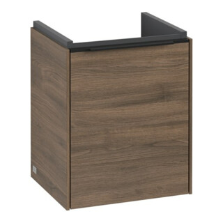 V&B Meuble sous lavabo Subway 3.0 35,1x42,9x30,9cm, porte droite/grise, Ar Oa