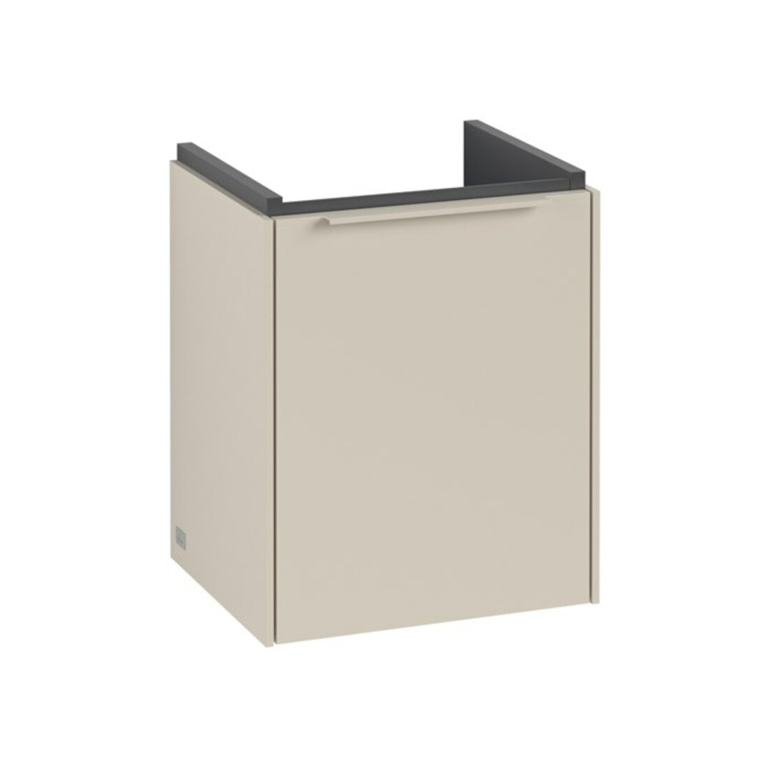 V&B Meuble sous lavabo Subway 3.0 35,1x42,9x30,9cm, porte droite/grise, env. gris