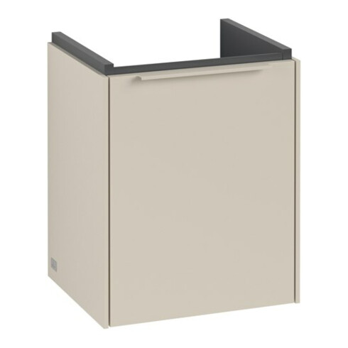 V&B Meuble sous lavabo Subway 3.0 35,1x42,9x30,9cm, porte droite/grise, env. gris