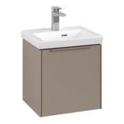 V&B Meuble sous lavabo Subway 3.0 42,3x42,9x37,8cm, porte droite/grise monochrome, Taupe