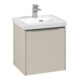 V&B Meuble sous-lavabo Subway 3.0 42,3x42,9x37,8cm, porte gauche/grise alu, env. grand-1