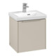 V&B Meuble sous lavabo Subway 3.0 42,3x42,9x37,8cm, porte gauche/grise, env. gris-1