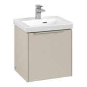 V&B Meuble sous lavabo Subway 3.0 42,3x42,9x37,8cm, porte gauche/grise, env. gris