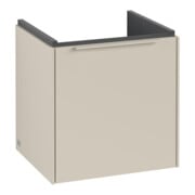 V&B Meuble sous lavabo Subway 3.0 42,3x42,9x37,8cm, porte gauche/grise, env. gris-3