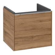 V&B Meuble sous-lavabo Subway 3.0 47,3x42,9x40,8cm, alu brillant, Kan Oa