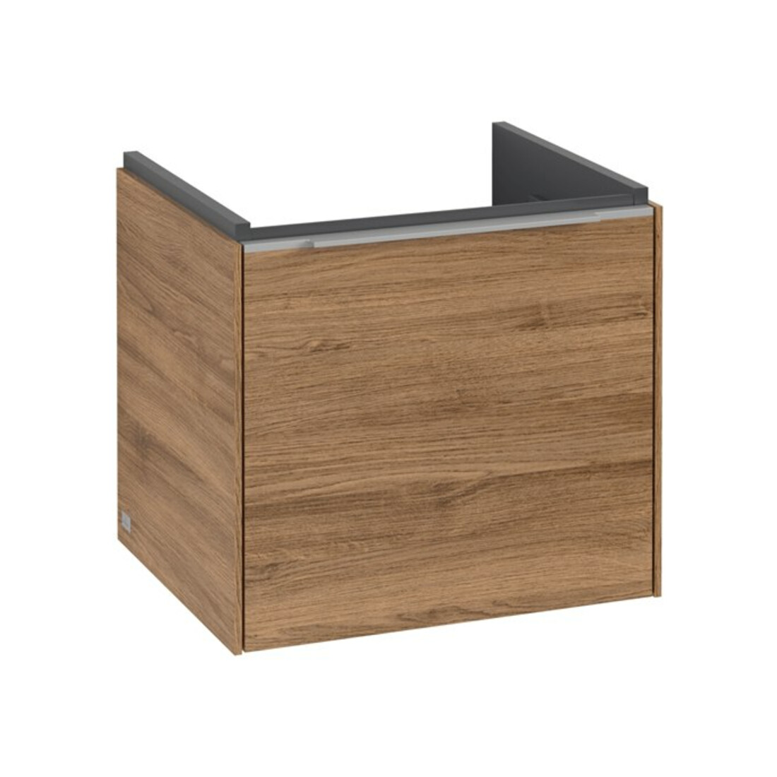 V&B Meuble sous-lavabo Subway 3.0 47,3x42,9x40,8cm, alu brillant, Kan Oa