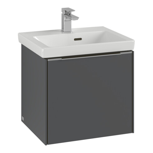 V&B Meuble sous lavabo Subway 3.0 47,3x42,9x40,8cm, avec LE/Gr mon., gris so.