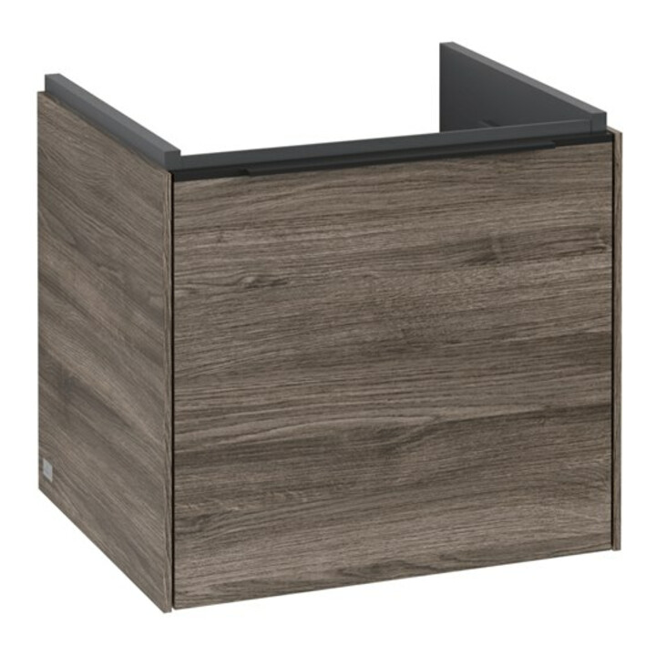 V&B Meuble sous lavabo Subway 3.0 47,3x42,9x40,8cm, bleu, gauche
