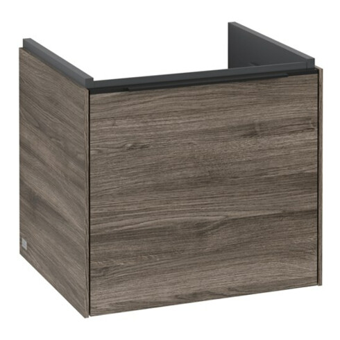V&B Meuble sous lavabo Subway 3.0 47,3x42,9x40,8cm, bleu, gauche