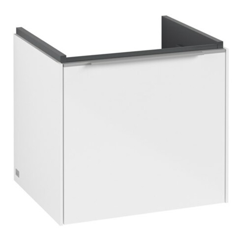 V&B Meuble sous lavabo Subway 3.0 47,3x42,9x40,8cm, o LE/Gr AL g, Bri wh.