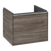 V&B Meuble sous lavabo Subway 3.0 52,3x42,9x44,8cm, alu brillant, sans poignée-3