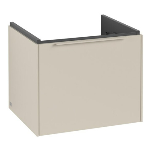V&B Meuble sous lavabo Subway 3.0 52,3x42,9x44,8cm, avec LE/Gr mon., cashm Gr