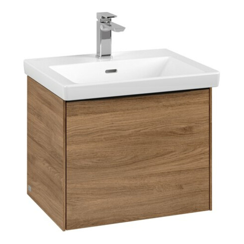 V&B Meuble sous-lavabo Subway 3.0 52,3x42,9x44,8cm, bleu, gauche